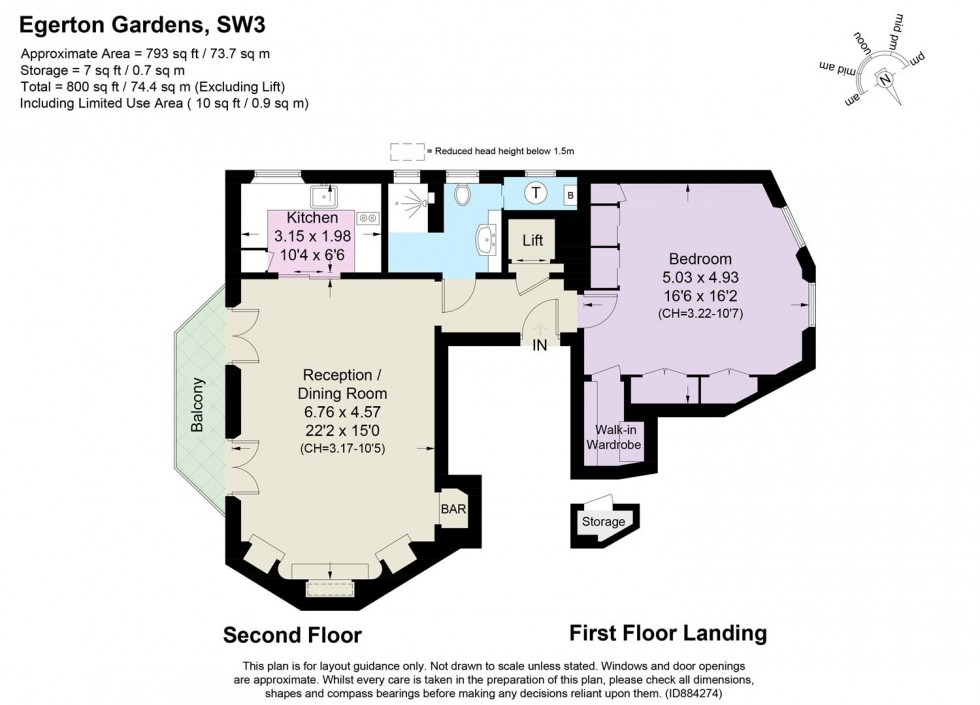Floorplan for Egerton Gardens, Knightsbridge,  SW3